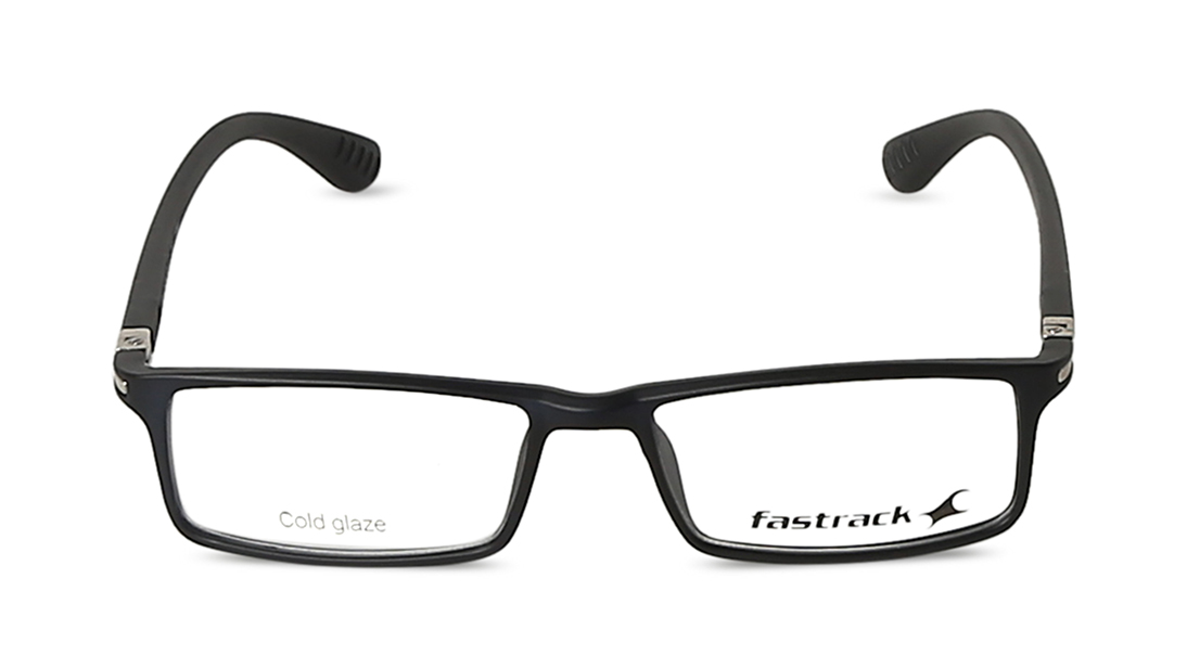 Image 1 of Black Rectangle Rimmed Eyeglasses (FZ1204UFP1|46) from Fastrack Available at Titan Eye+