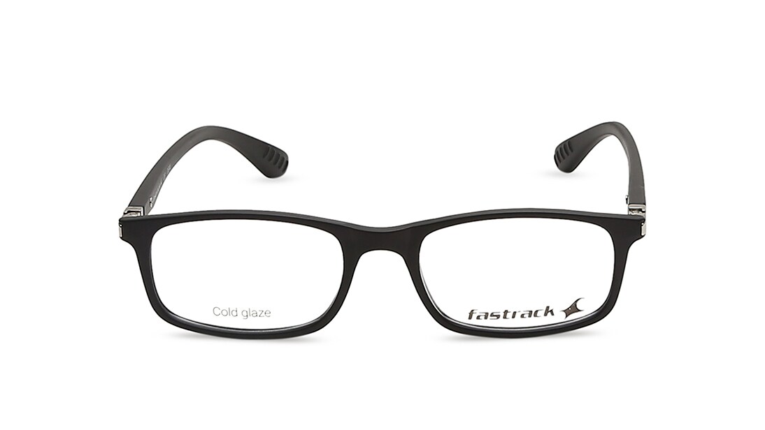 Image 1 of Black Rectangle Unisex  Blue Filter Computer Glasses(FZ1205UFP1CGV) from Fastrack Available at Titan Eye+