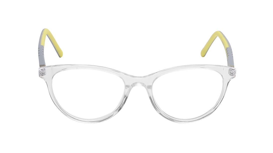 Image 1 of Transparent Cat Eye Rimmed Eyeglasses for Kids from Fastrack Available at Titan Eye+