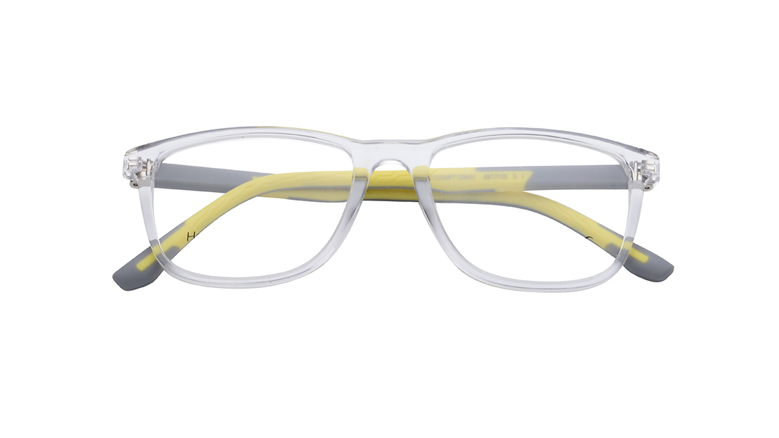 Transparent Wayfarer Eyeglasses for Kids available online at Titan