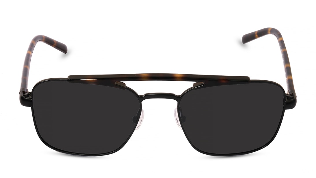 Image 1 of Black Square Women Sunglasses (GC276BK2P|65) from Titan Available at Titan Eye+
