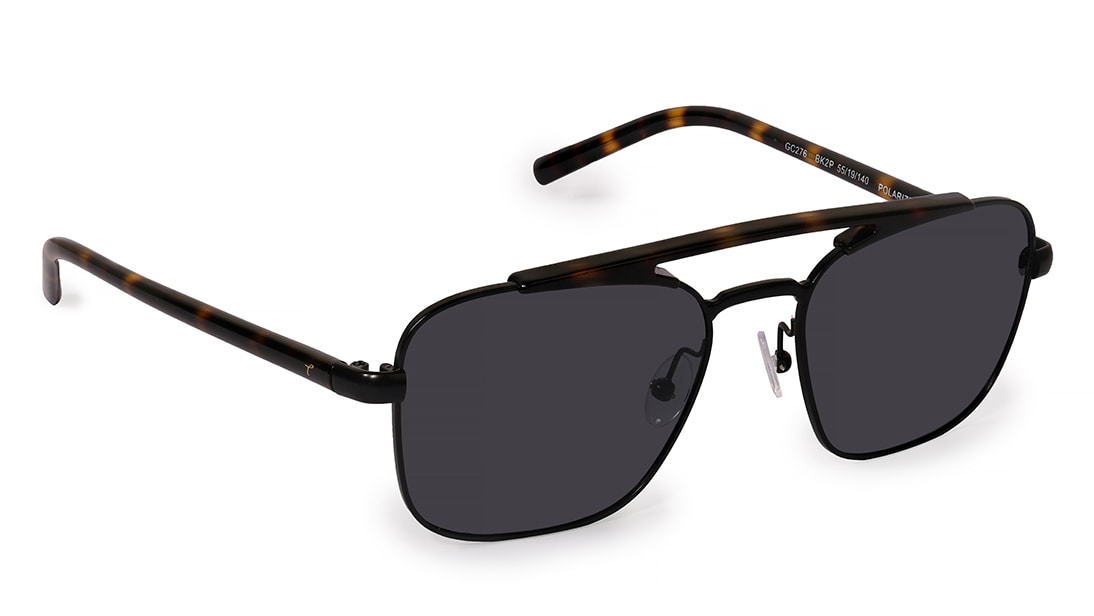 Black Square Women Sunglasses (GC276BK2P|65)