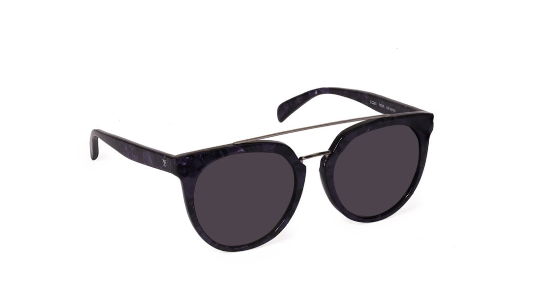 Black Round Women Sunglasses (GC280PR2F|53)