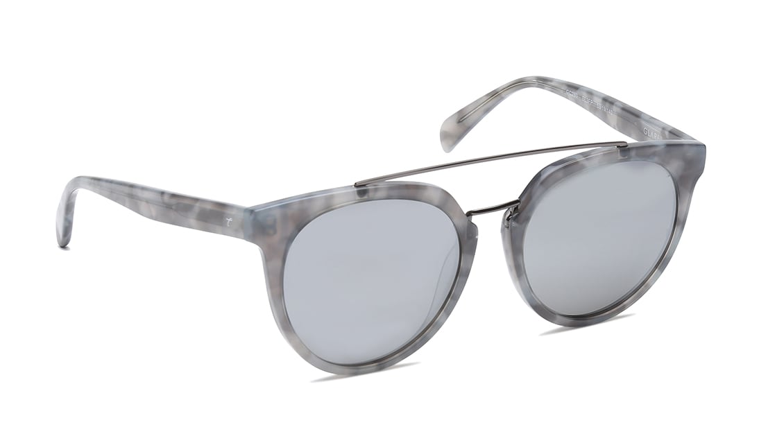 Grey Round Women Sunglasses (GC280SL3F|53)
