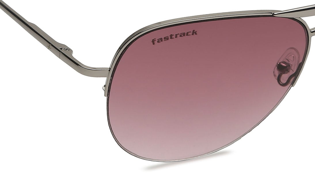 Aviator Semi Rimmed Sunglasses Fastrack M083PR3F at best price Titan Eye