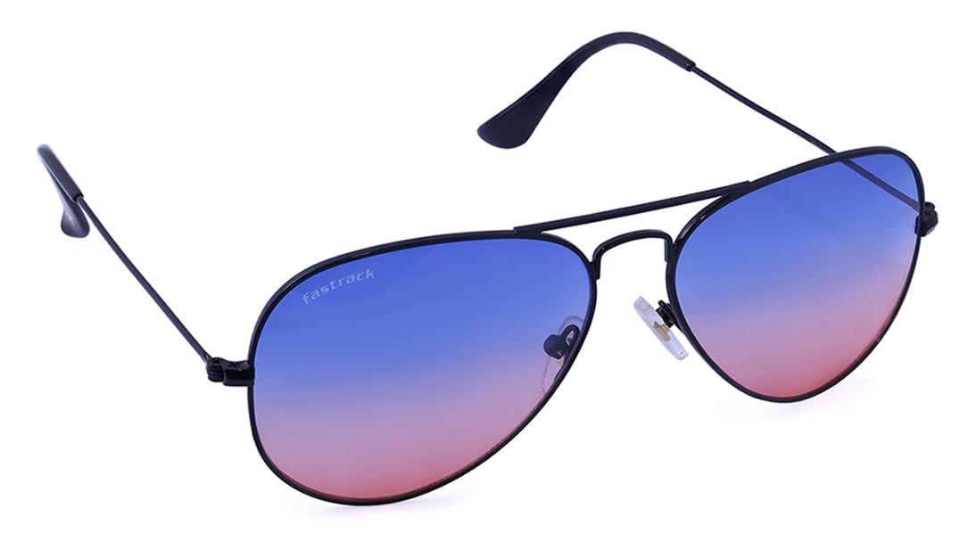 Black Aviator Men Sunglasses (M165BU34|58)