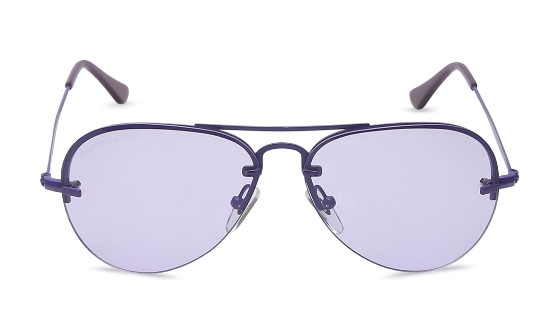 Image 1 of Purple Aviator Women Sunglasses (M205PR1F|58) from Fastrack Available at Titan Eye+