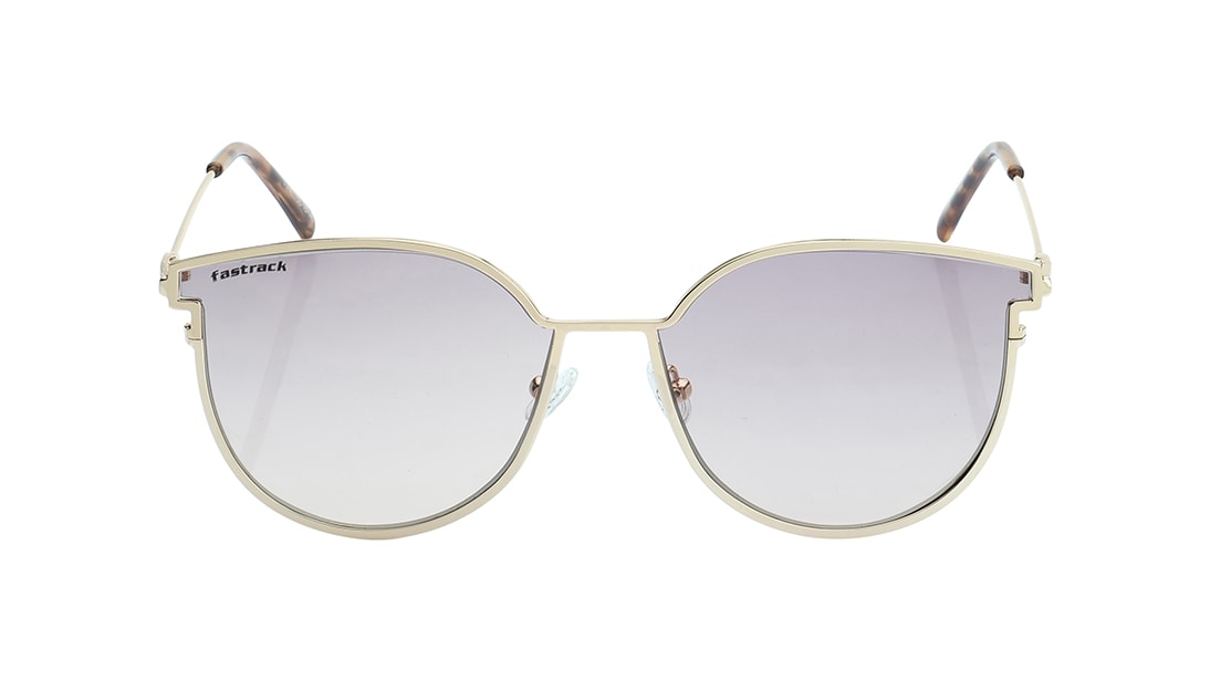 Image 1 of Brown Round Rimmed Sunglasses(M272BR1V) from Fastrack Available at Titan Eye+