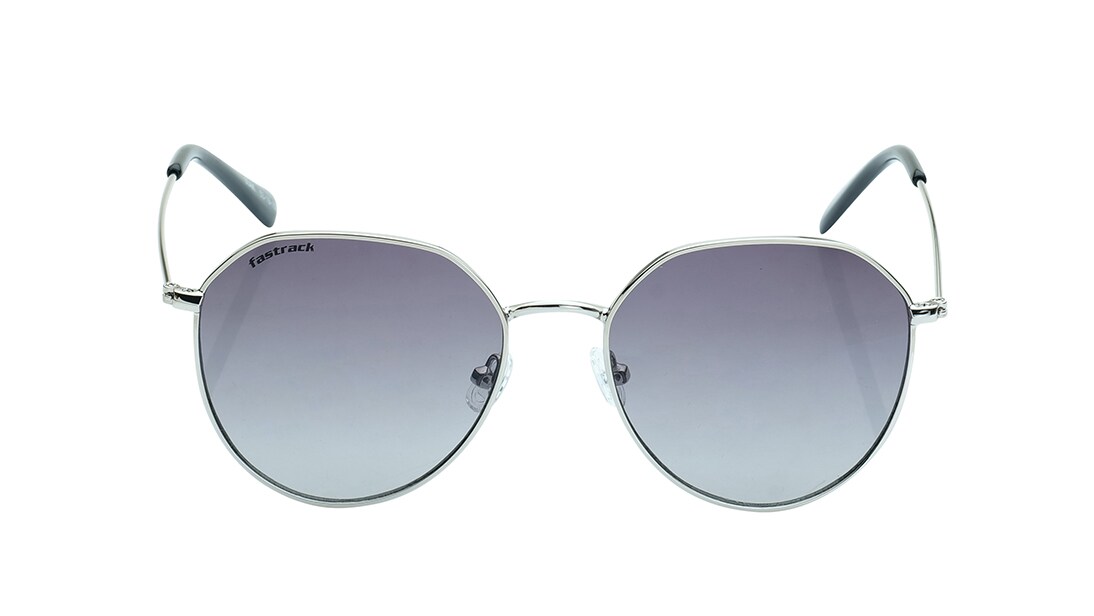 Image 1 of Grey Round Rimmed Sunglasses(M273GY1V) from Fastrack Available at Titan Eye+