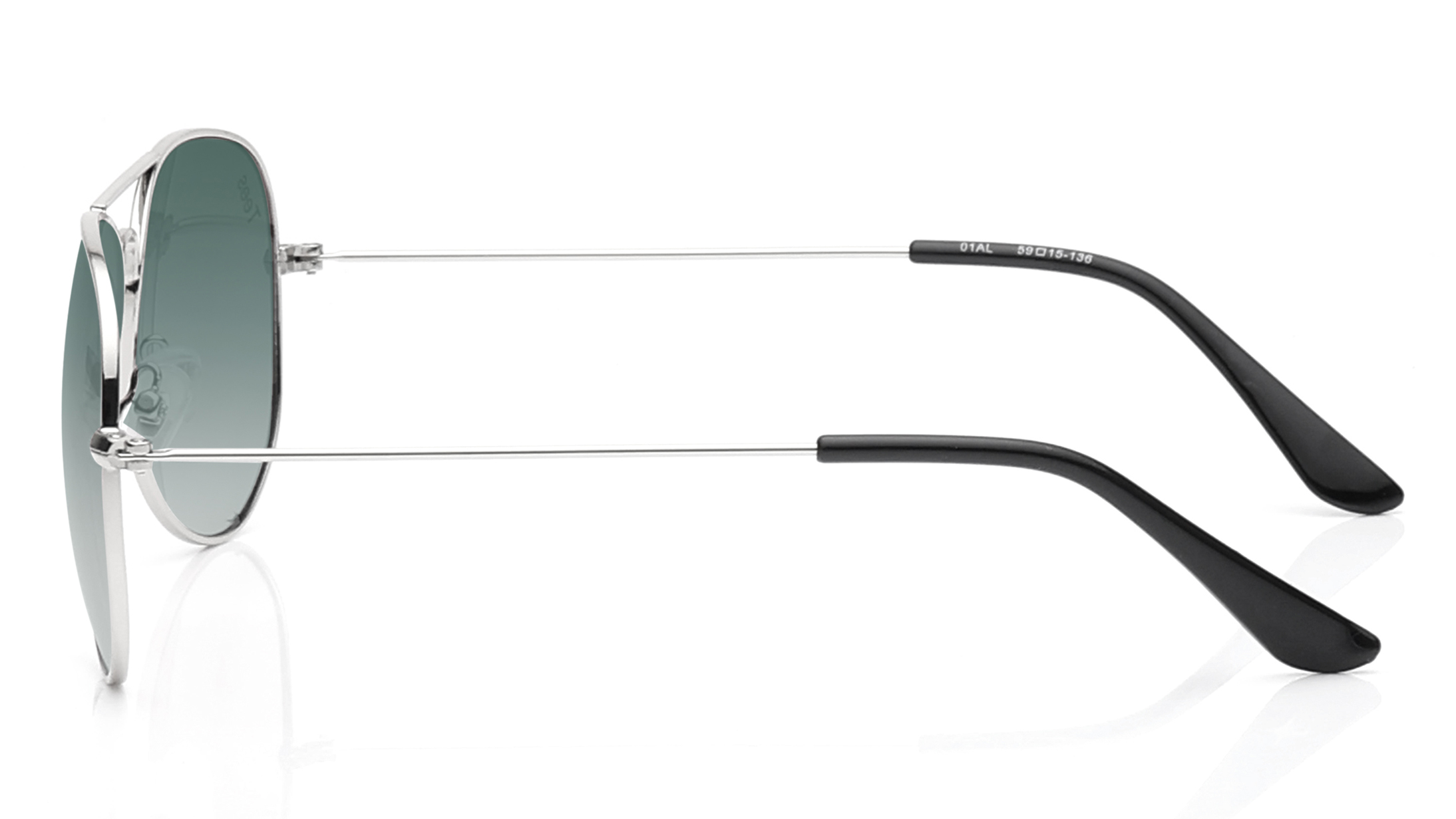 Image 9 of Green Aviator Sunglasses for Men and Women from Tees By Fastrack Available at Titan Eye+
