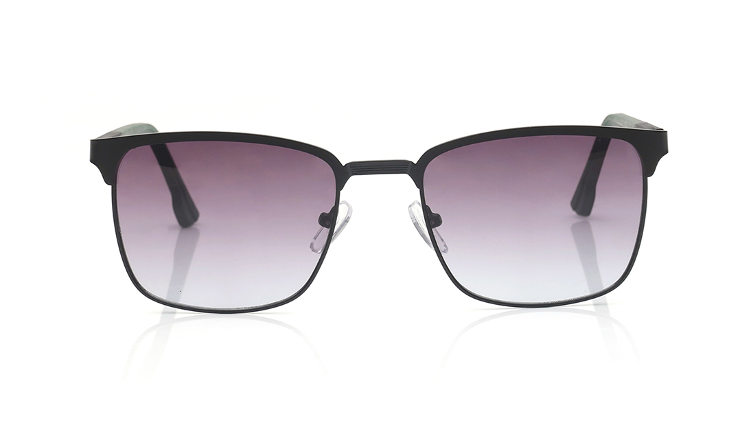 Image 1 of Smoke Clubmaster Sunglasses for Men and Women from Tees By Fastrack Available at Titan Eye+
