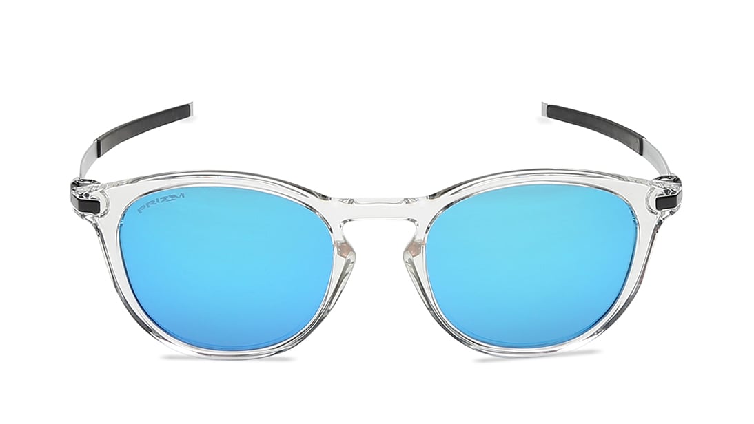Image 1 of Silver Round Men Sunglasses (OK9439943904|50) from Oakley Available at Titan Eye+