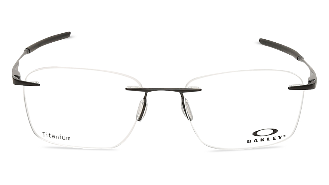 Black Rectangle Rimless Eyeglasses Oakley - OX511551150253 at best ...