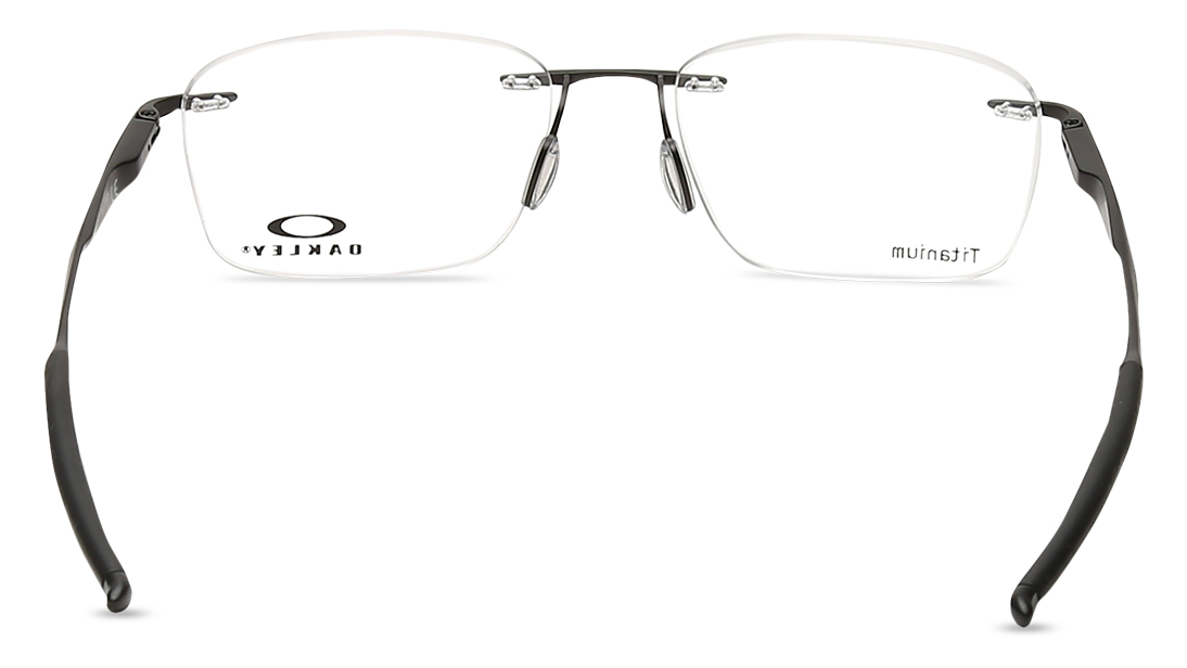 Black Rectangle Rimless Eyeglasses Oakley OX511551150253 at best price Titan Eye