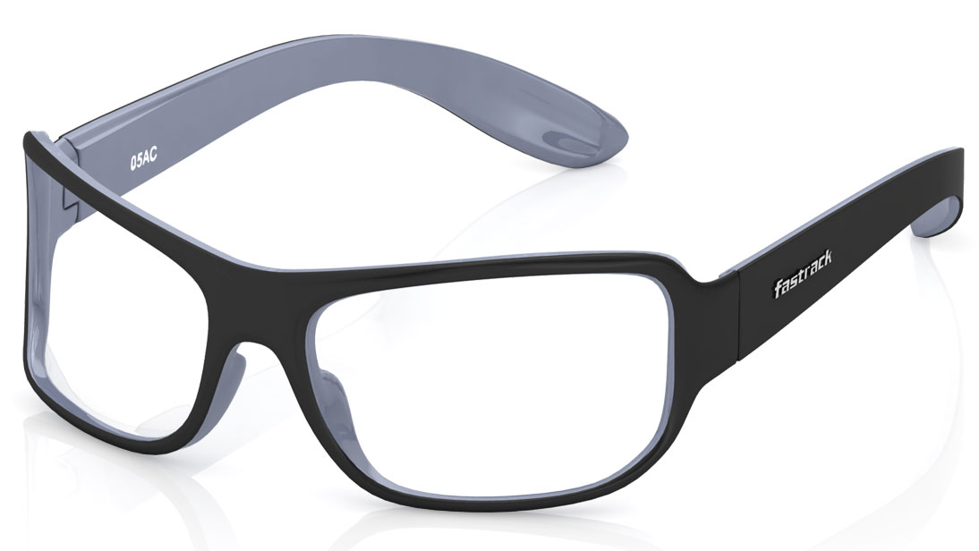 Black Wraparound Men Sunglasses