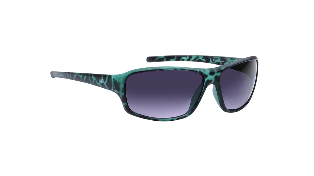 Black Sporty Rimmed Sunglasses From Fastrack (P222BK6V)