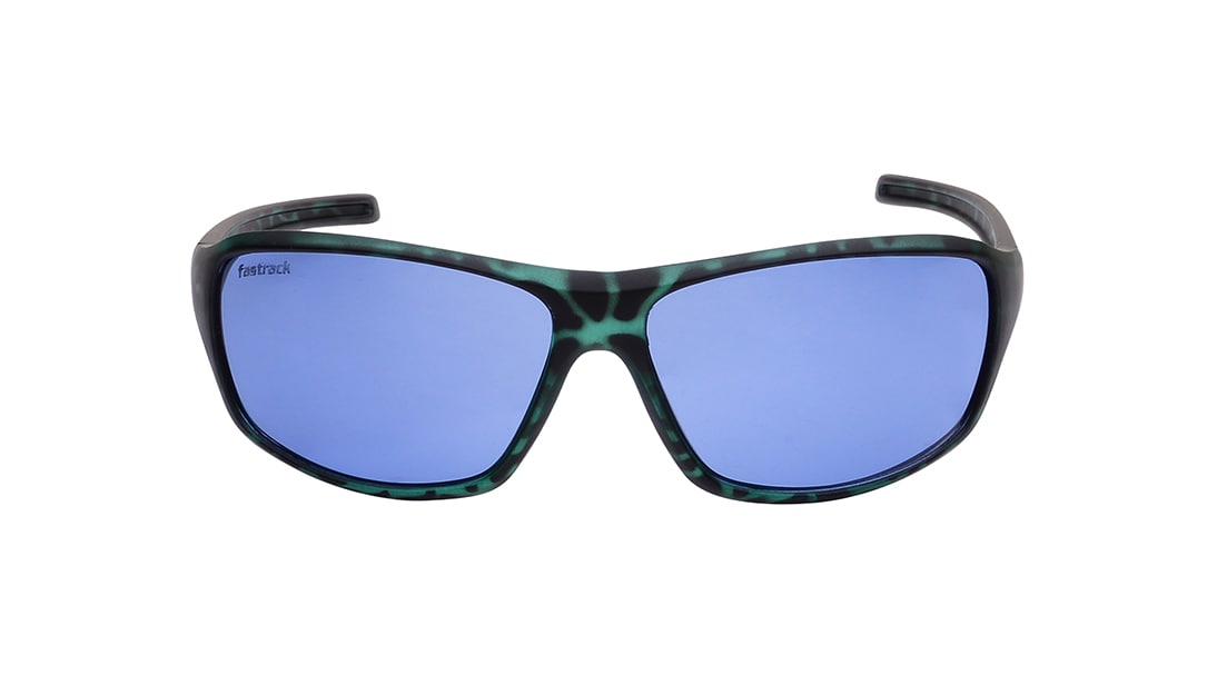 Image 1 of Blue Sporty Rimmed Sunglasses From Fastrack (P222BU7V) from Fastrack Available at Titan Eye+