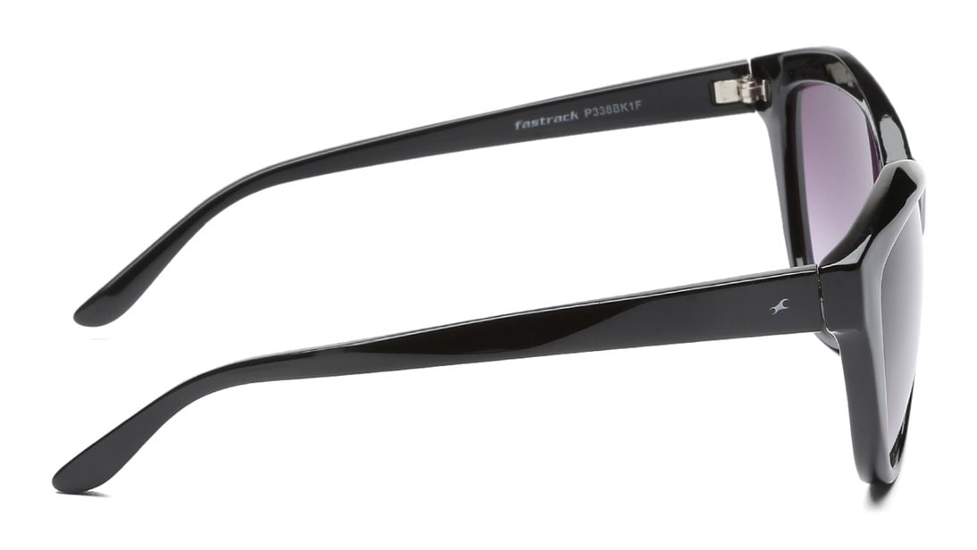 Image 3 of Black Cateye Fastrack Women Sunglasses from Fastrack Available at Titan Eye+