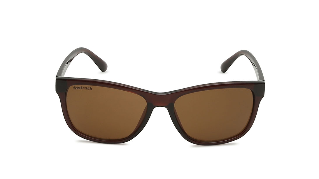 Wayfarer Rimmed Sunglasses Fastrack P357BR3 at best price Titan Eye