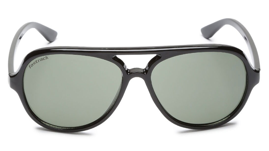 Image 1 of Black Aviator Sunglasses for Men from Fastrack Available at Titan Eye+