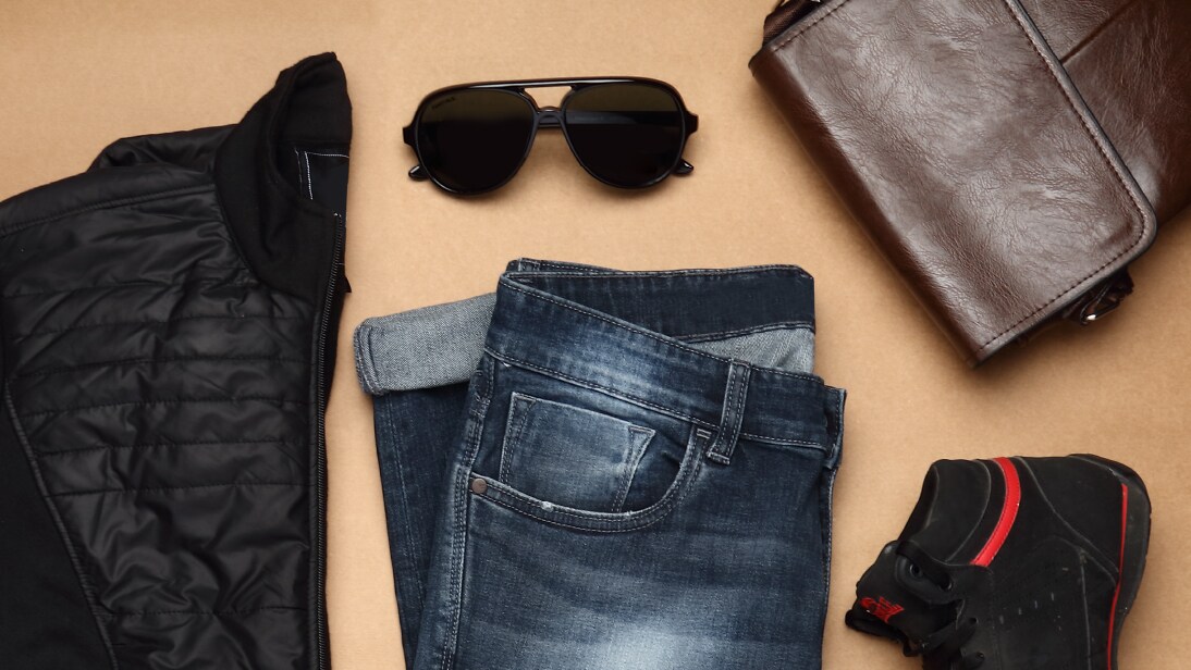 Image 3 of Black Aviator Sunglasses for Men from Fastrack Available at Titan Eye+
