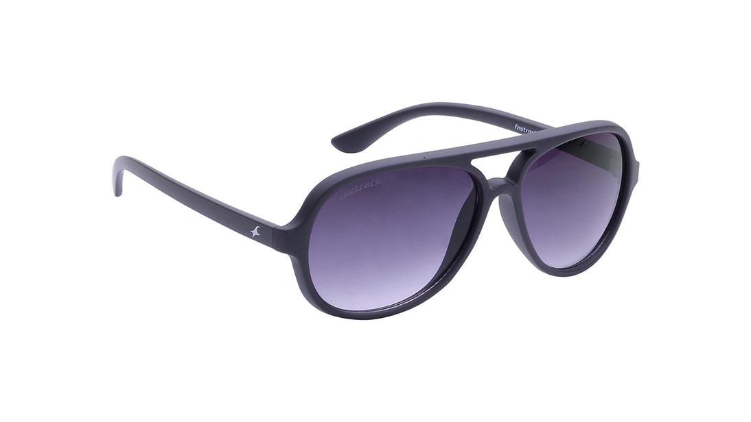 Black Aviator Rimmed Sunglasses From Fastrack