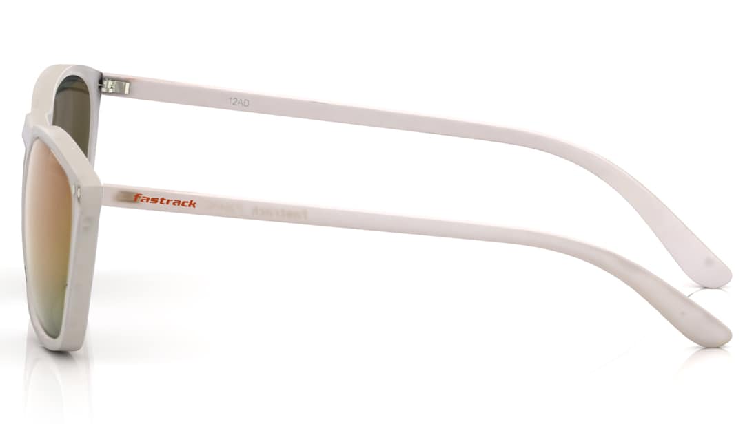 Image 3 of White Wayfarer Men Sunglasses (P364RD3|54) from Fastrack Available at Titan Eye+