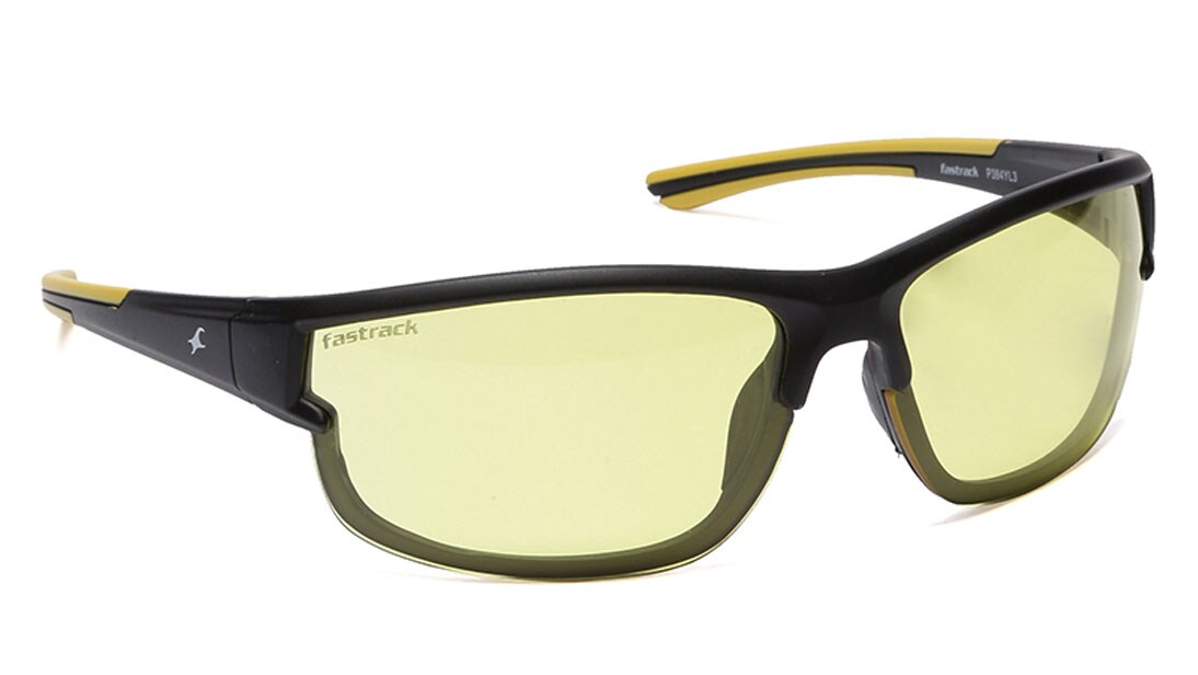 Sporty Rimmed Sunglasses Fastrack P384YL3 at best price Titan Eye