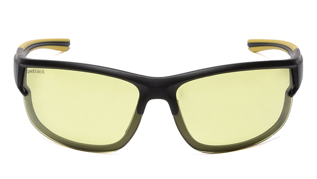 Sporty Rimmed Sunglasses Fastrack P384YL3 at best price Titan Eye