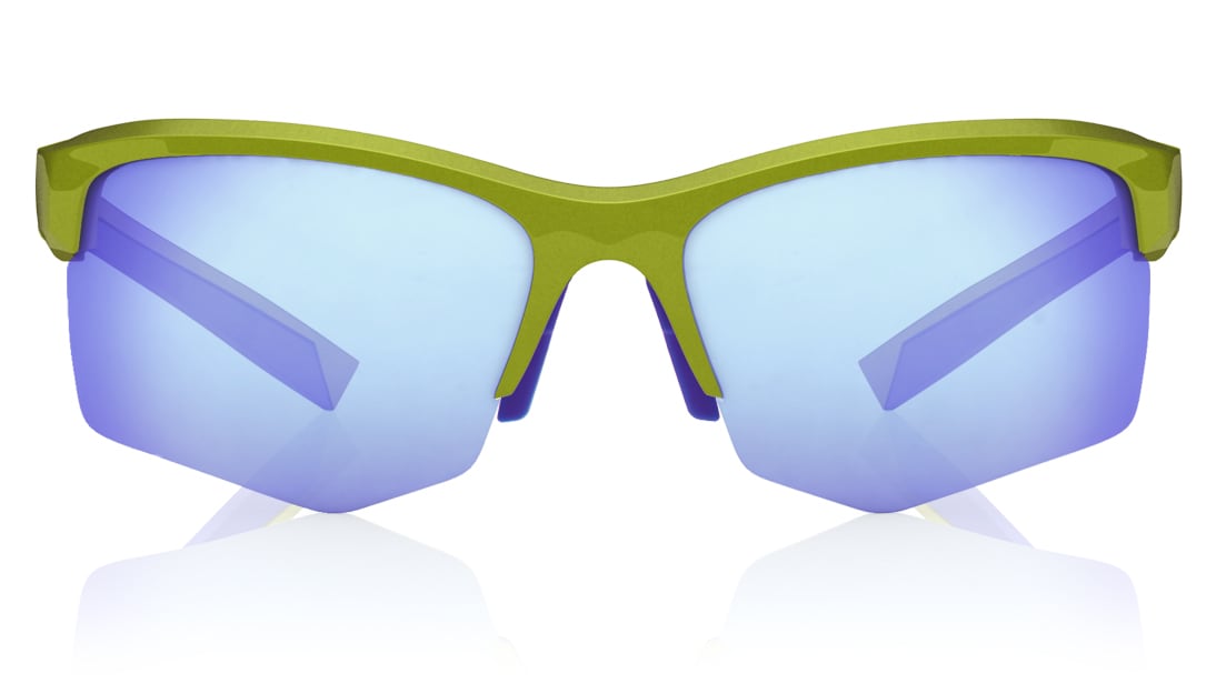 Image 1 of Green Sports Men Sunglasses (P387BU1|70) from Fastrack Available at Titan Eye+
