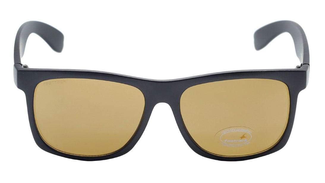 Image 1 of Brown Square Sunglasses for Men from Fastrack Available at Titan Eye+