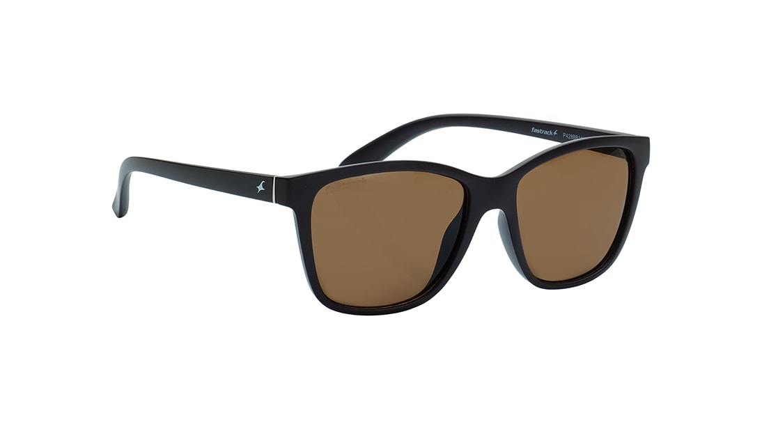 Square Rimmed Sunglasses Fastrack P428BR11V at best price Titan Eye