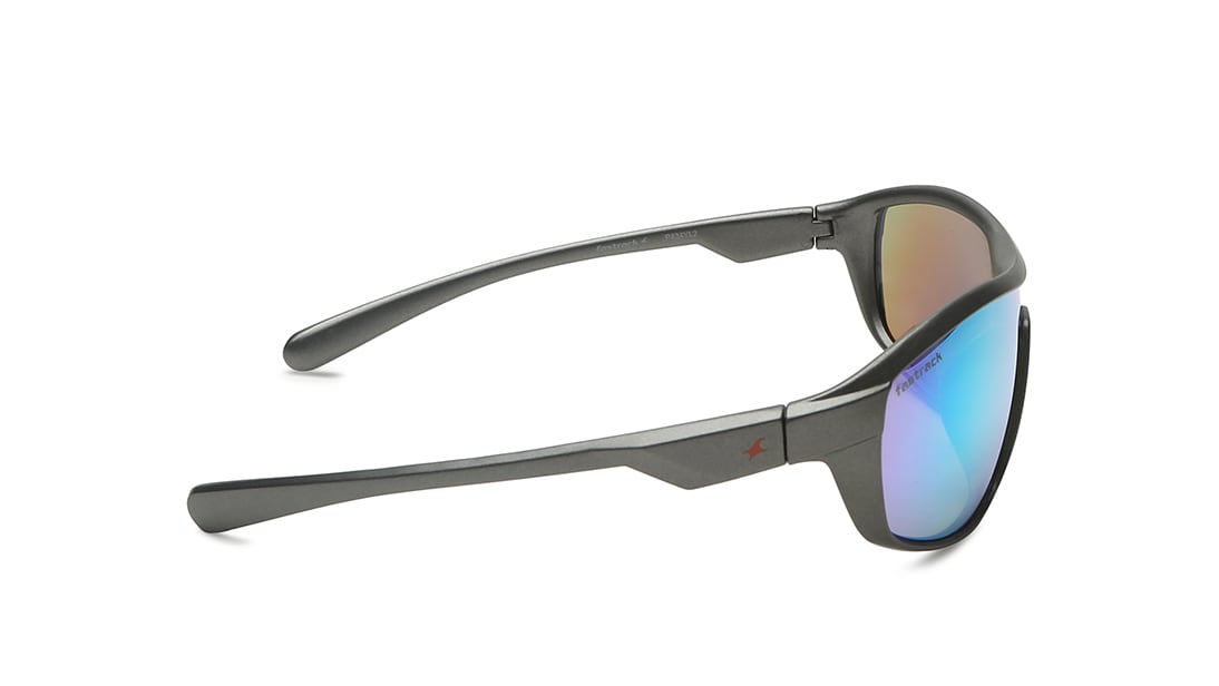 Image 3 of Grey Sports Men Sunglasses (P434YL2|65) from Fastrack Available at Titan Eye+