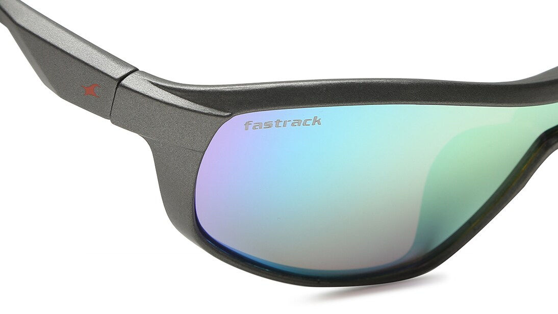 Image 5 of Grey Sports Men Sunglasses (P434YL2|65) from Fastrack Available at Titan Eye+
