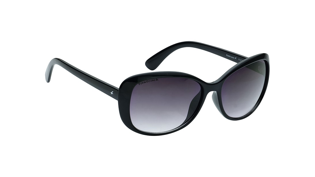Purple Oval Polarized Sunglasses for Women
