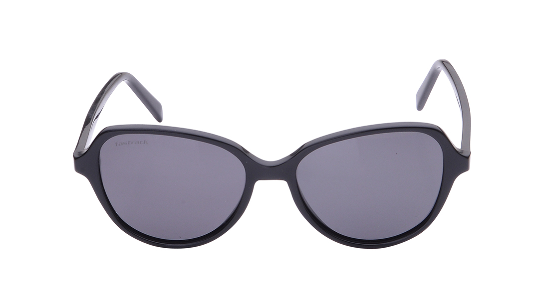 Image 1 of Black Cateye Polarized Sunglasses for Women from Fastrack Available at Titan Eye+