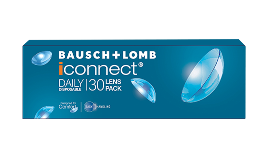 Image 1 of Daily Disposable I Connect By Bausch and Lomb - 30 Lens per Box from Bausch and Lomb Available at Titan Eye+