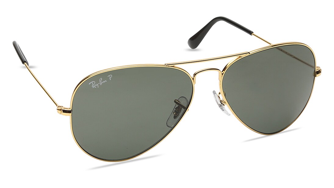 Green Aviator Sunglasses for Men