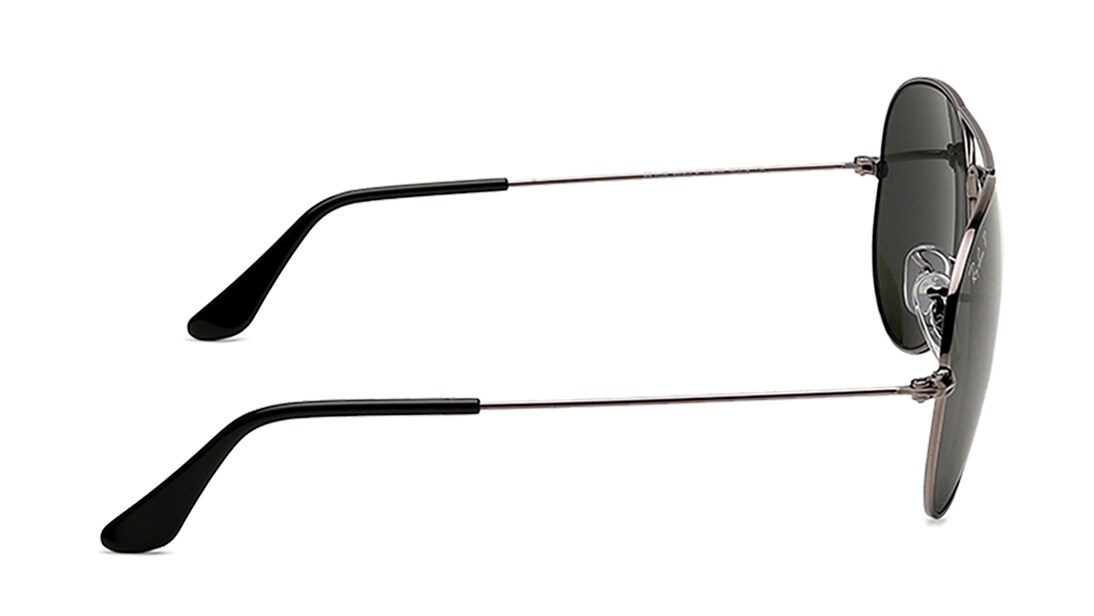 Image 3 of Green Aviator Sunglasses for Men and Women from Rayban Available at Titan Eye+