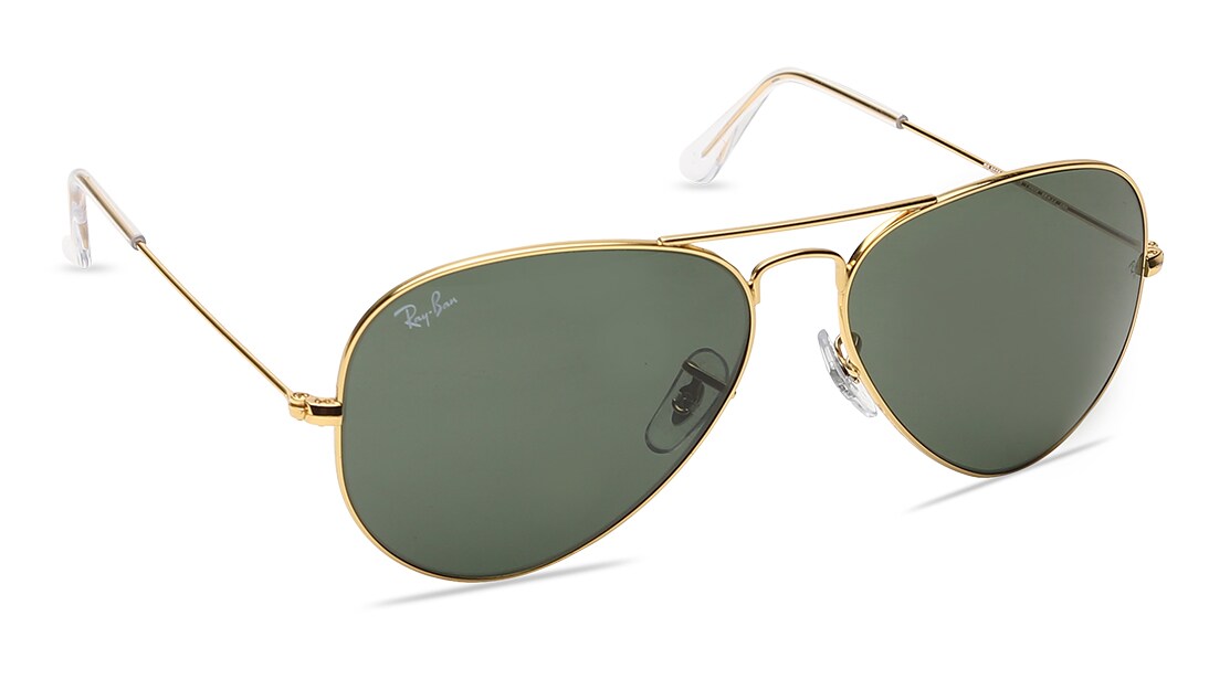Green Aviator Sunglasses for Men