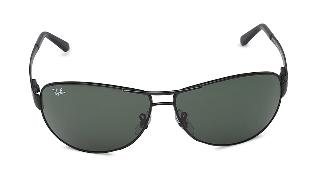 Image 1 of Black Rectangle Men Sunglasses (RB3342I00660|60) from Rayban Available at Titan Eye+