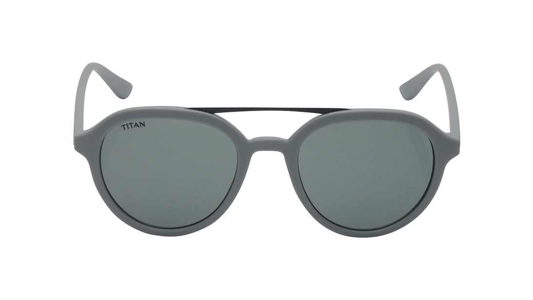 Image 1 of Green Aviator Sunglasses for Kids from Dash Available at Titan Eye+