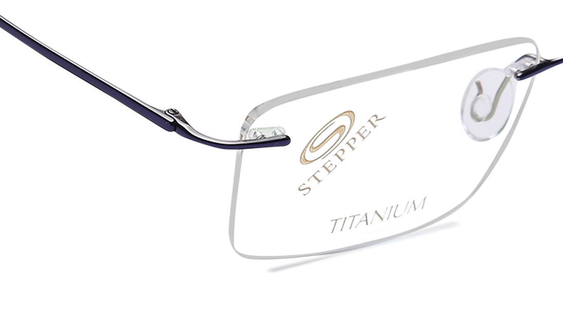 Stepper rimless glasses deals