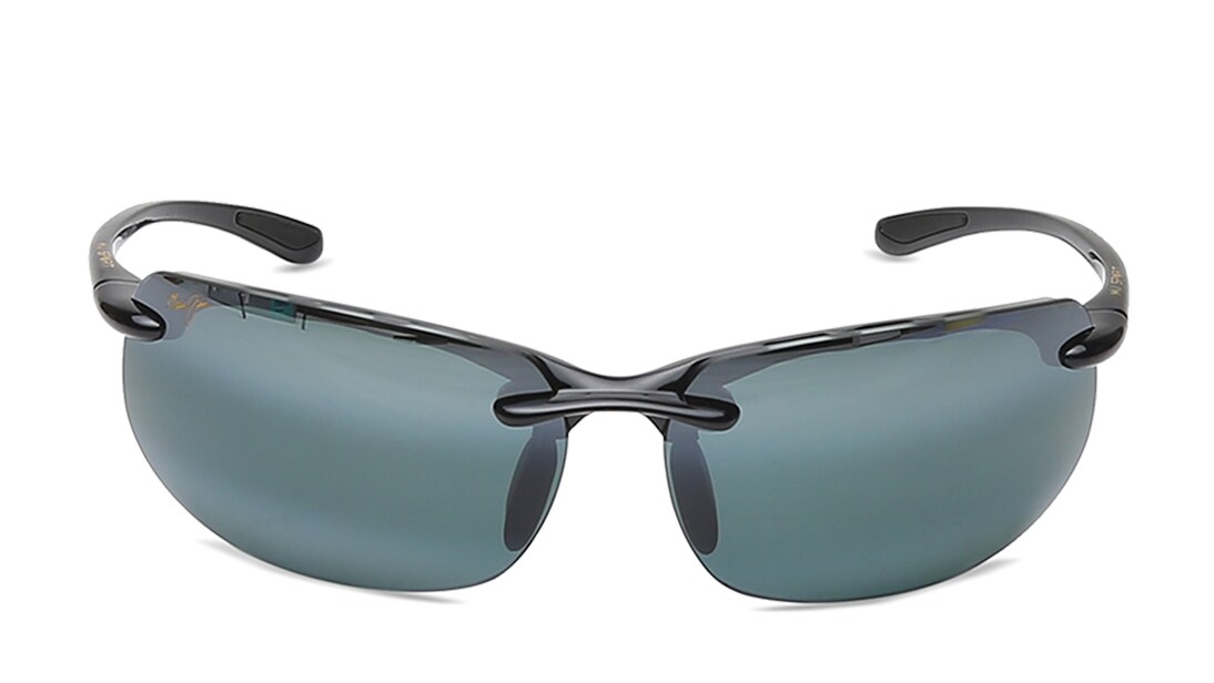 Image 1 of Grey Sporty Polarized Sunglasses for Men and Women from Maui Jim Available at Titan Eye+