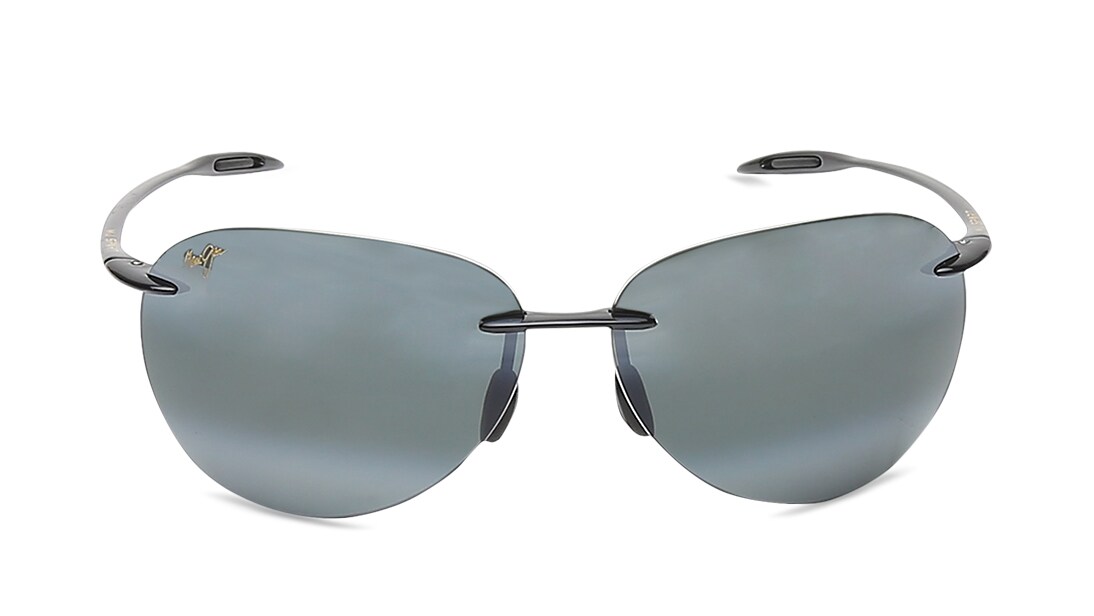 Image 1 of Grey Sporty Polarized Sunglasses for Men and Women from Maui Jim Available at Titan Eye+