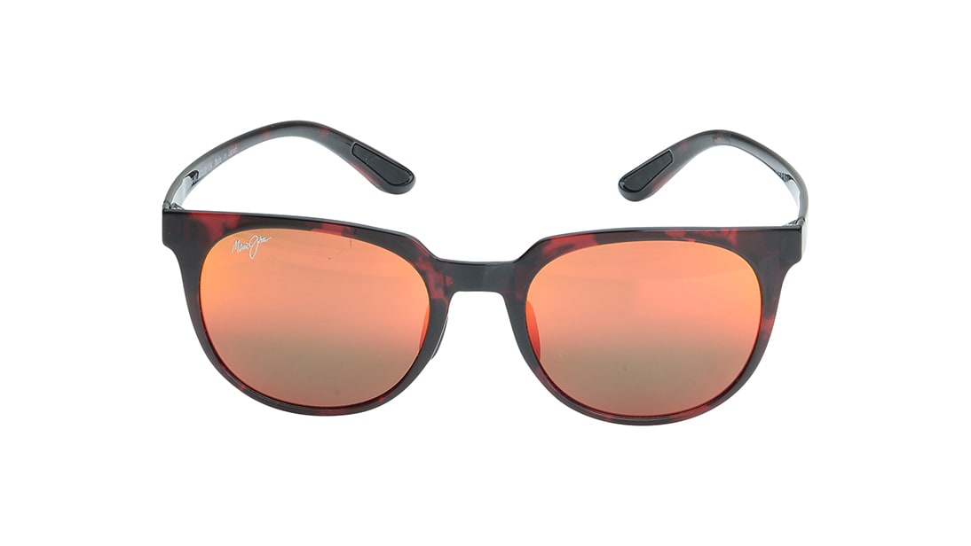 Image 1 of Red Rectangle Polarized Sunglasses for Men and Women from Maui Jim Available at Titan Eye+