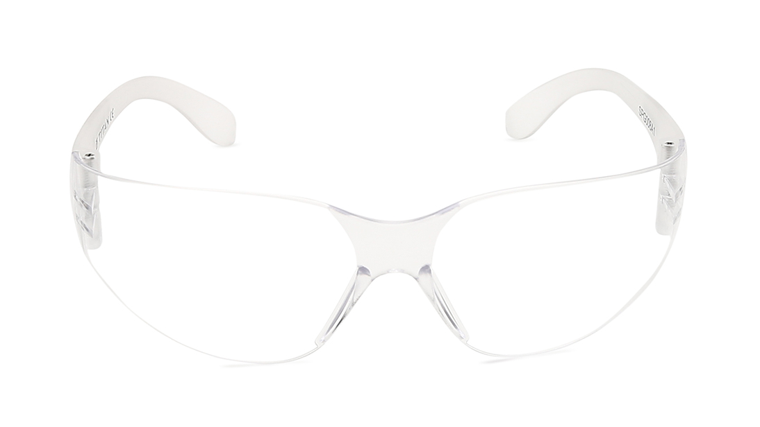 Image 1 of Transparent Wraparound Rimmed Glasses from Titan Available at Titan Eye+