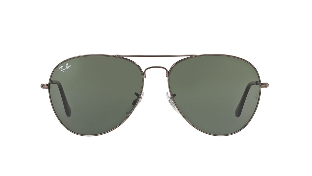 Image 1 of Grey Aviator Men Sunglasses (SRB3432I0045959|59) from Rayban Available at Titan Eye+