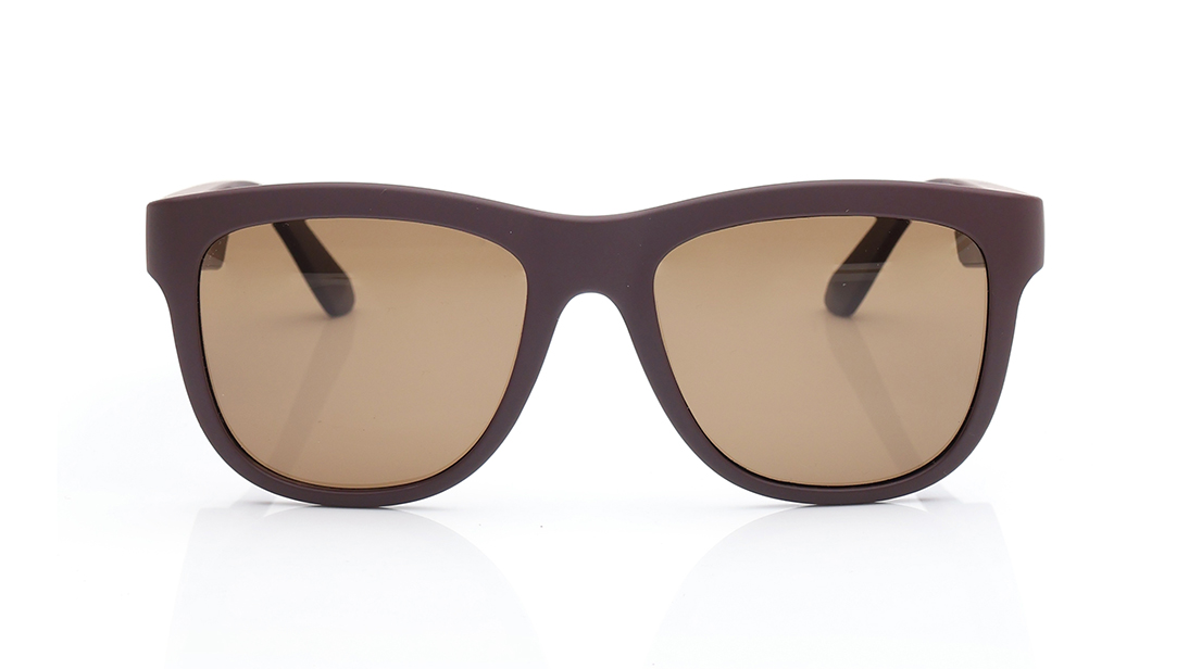 Image 1 of Brown Wayfarer Polarized Sunglasses for Men and Women from Fastrack Available at Titan Eye+