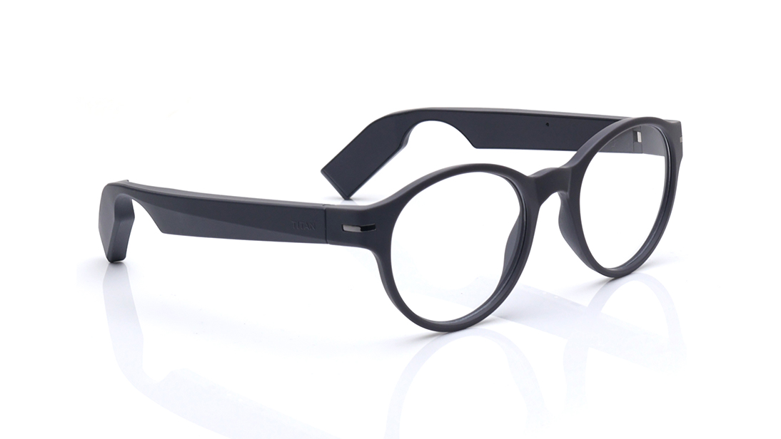 Titan EyeX Smart Frame with Fitness Tracker, Open Ear Speakers and Bluetooth